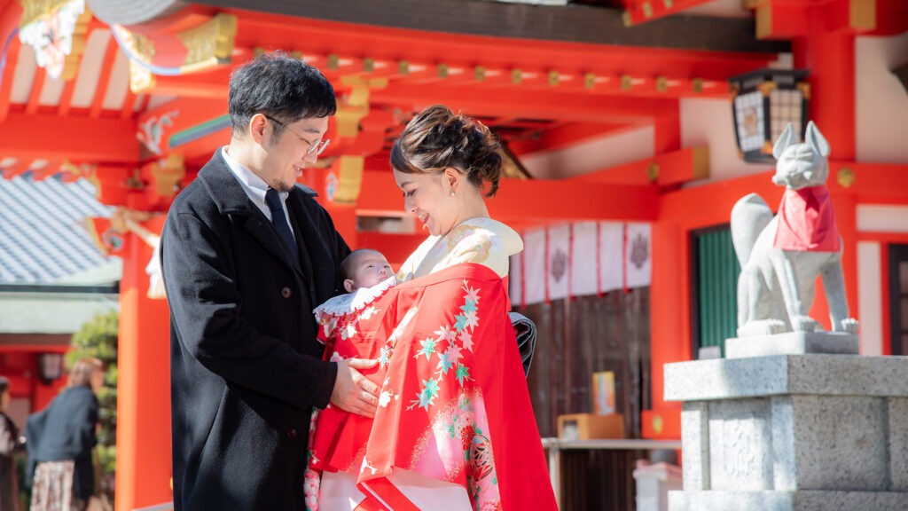 お宮参りのイメージ画像
